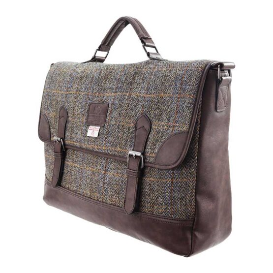 Harris Tweed Tas, The Carloway PU Briefcase – Bild 2