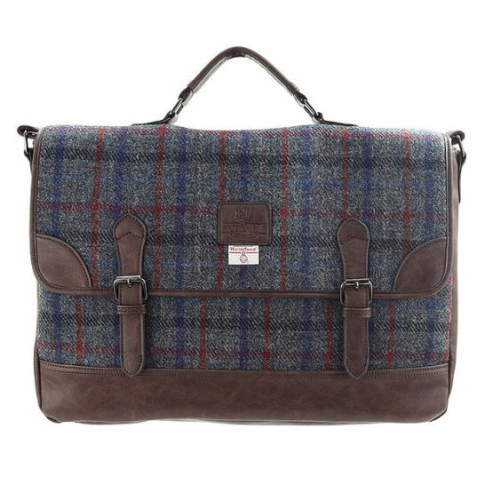 Harris Tweed Tas, The Finsbay PU Briefcase