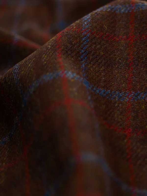 Harris Tweed Weste ''Wales'' In Lord's Overcheck – Bild 3