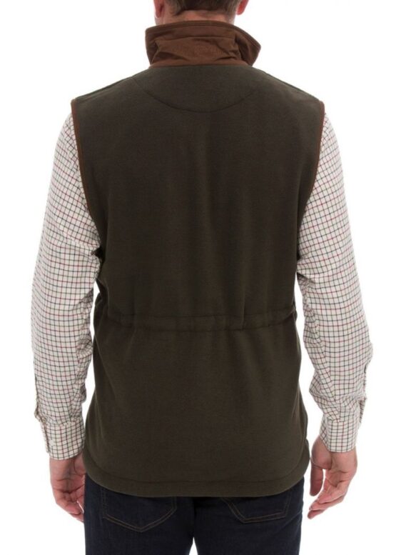 Fleece Waistcoat In Green - Classic Fit – Bild 4