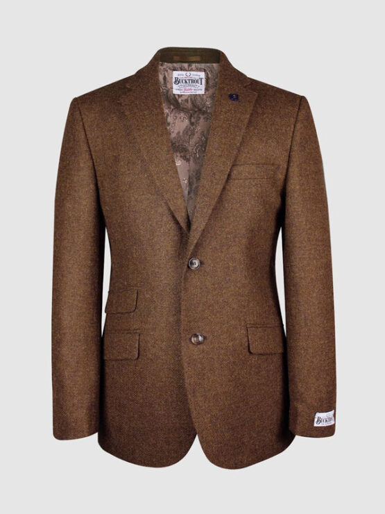 Yorkshire Tweed Colbert, Patrick Jacket - Tobacco