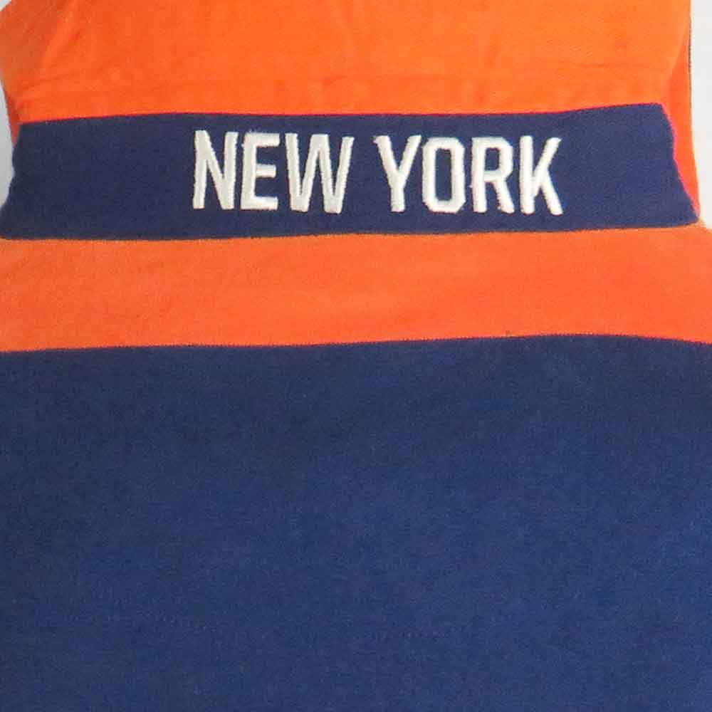 Rugby United New York Navy Orange Hooped Rugby Shirt – Bild 3