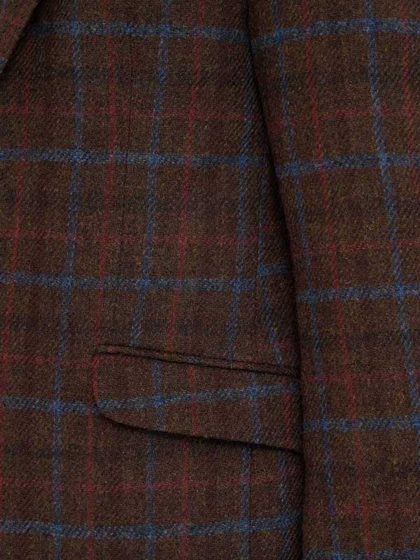 Harris Tweed Sakko ''London'' In Lord's Overcheck – Bild 5