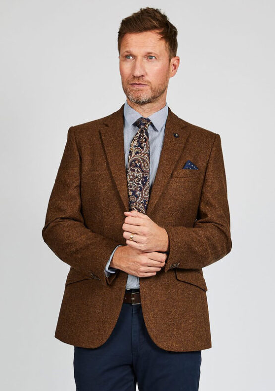 Yorkshire Tweed Colbert, Patrick Jacket - Tobacco – Bild 3