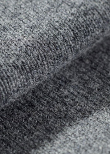 Alan Paine Lamswol Pullover Ronde-hals, Updated Fit - Grey Mix – Bild 3