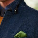 Wellington Tweed Visgraat Jack Blauw – Bild 4