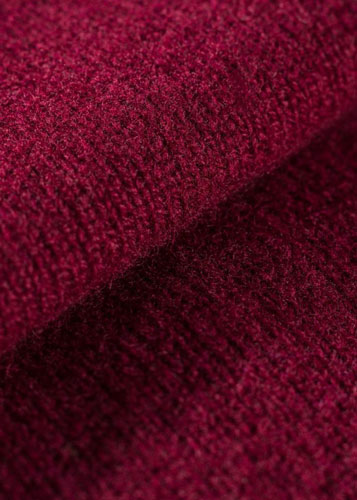 Alan Paine Lamswol Pullover V-hals, Updated Fit - Bordeaux – Bild 2