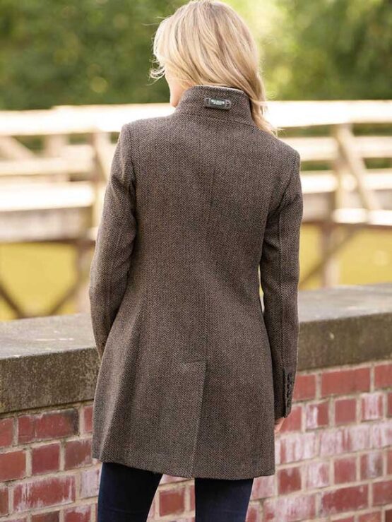 Wellington, Damen Tweedmantel ”Paula” in Irish Tweed – Bild 2