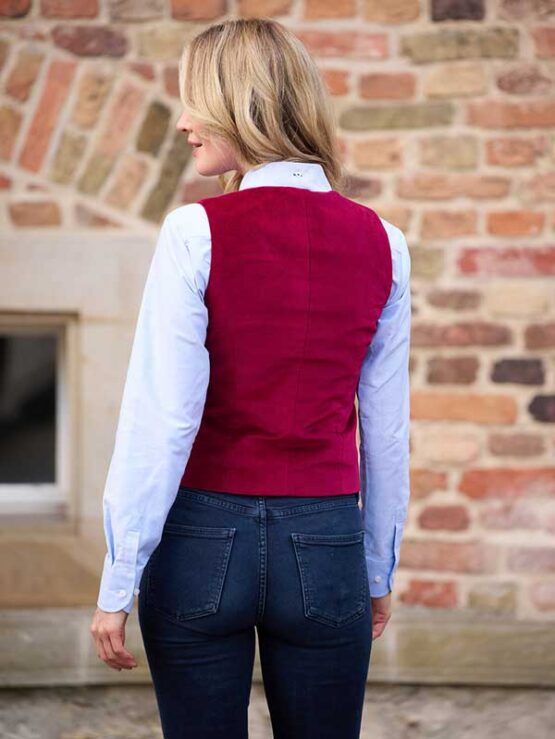 Wellington Damen Gillet Velours Red – Bild 2