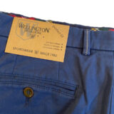 Wellington Katoenen Pantalon Blauw – Bild 2