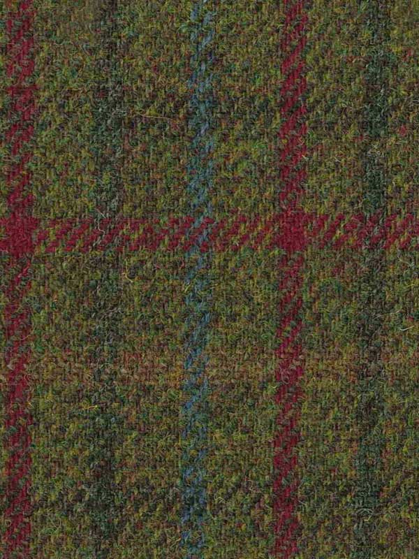 Harris Tweed Pet 650 Groen met rood/blauwe overruit – Bild 3