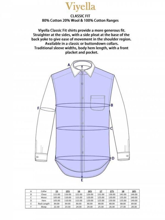 Viyella Shirt, Flanel Medium Tattersall Blue – Bild 2