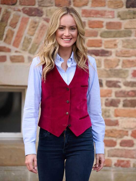 Wellington Damen Gillet Velours Red