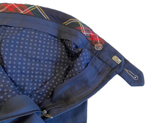 Wellington Katoenen Pantalon Blauw – Bild 3