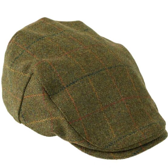 Kinloch Waterproof British Tweed Flat Cap