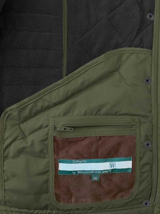 Sportliche Damen Steppweste ”Lily” in oliv – Bild 4