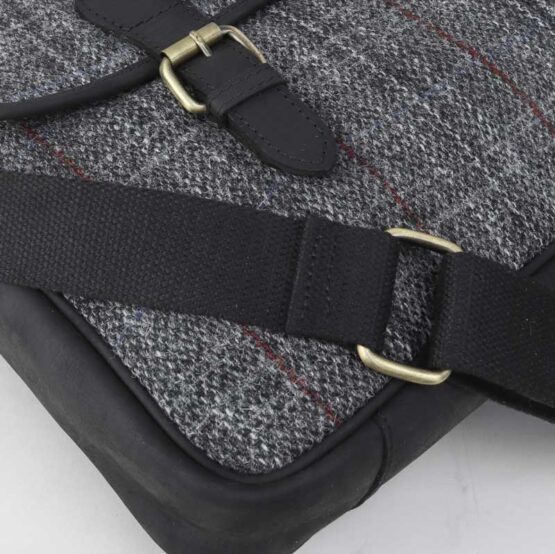 Grey Harris Tweed Briefcase – Bild 6