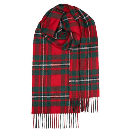 Bowhill MacGregor Moderner Tartan Lammwollschal