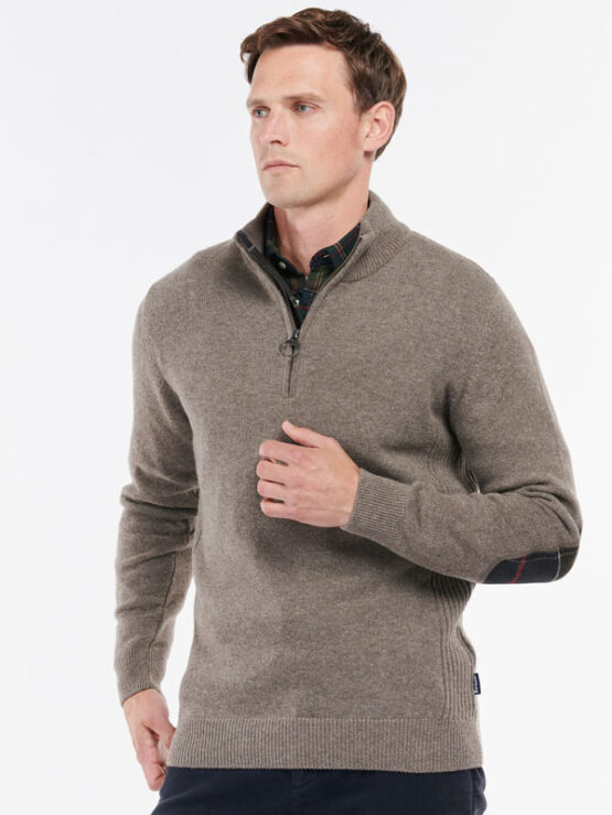 Barbour Pullover Holden Half Zip Military Marl