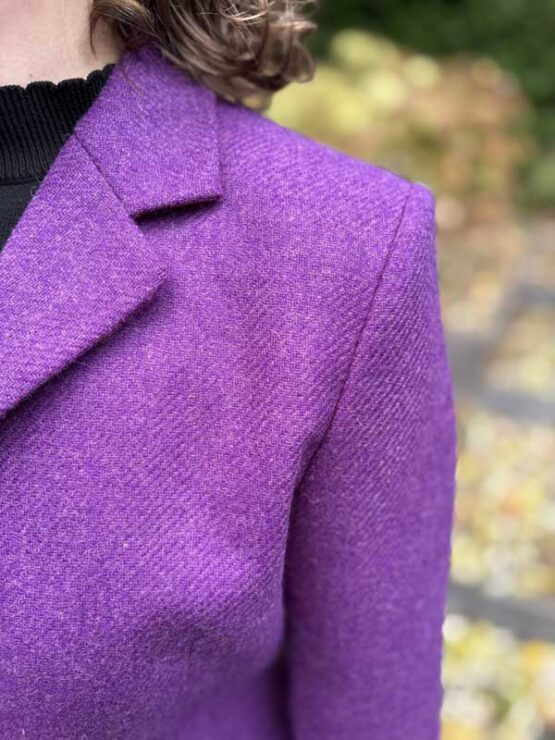 Tweed Damen Blazer Purple – Bild 4