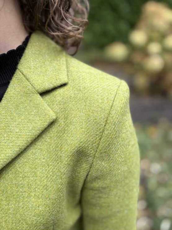 Tweed Damen Blazer Hell Grün – Bild 3