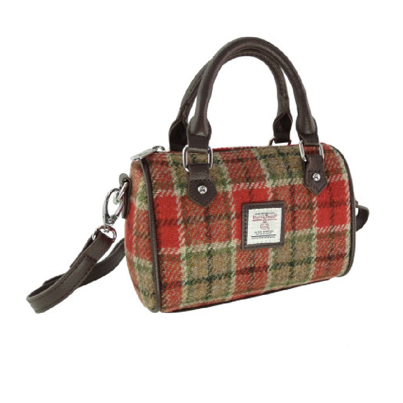 Harris_Tweed__Kilbride__Mini_Bowling_Bag_in_Red___Green_Tartan