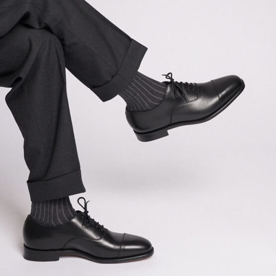 Aldwych Black Calf Oxford Capital/F Fitt Leather sole – Bild 3