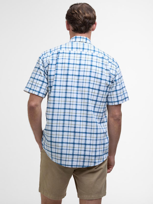 Barbour Glover Regular Kurzarmhemd aus Leinenmischung – Bild 3