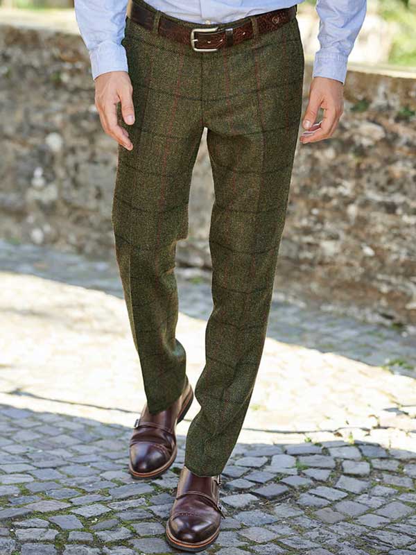 Harris_Tweed_Pantalon_Green_Overcheck_633_3