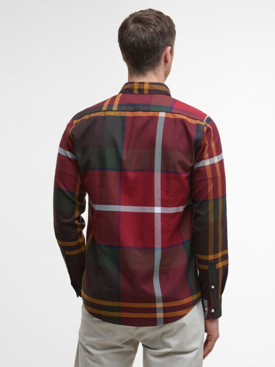 Barbour Dunoon Tailored Tartan Shirt Winterberry Tartan – Bild 4