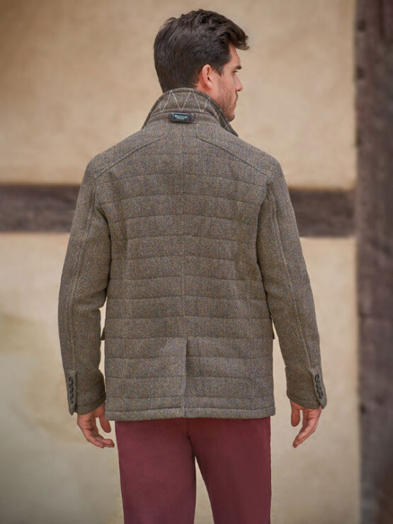 Herren Tweed Jacke ''Austria'' Jacke In Green Hill Tweed – Bild 3
