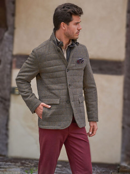 Herren Tweed Jacke ''Austria'' Jacke In Green Hill Tweed – Bild 2