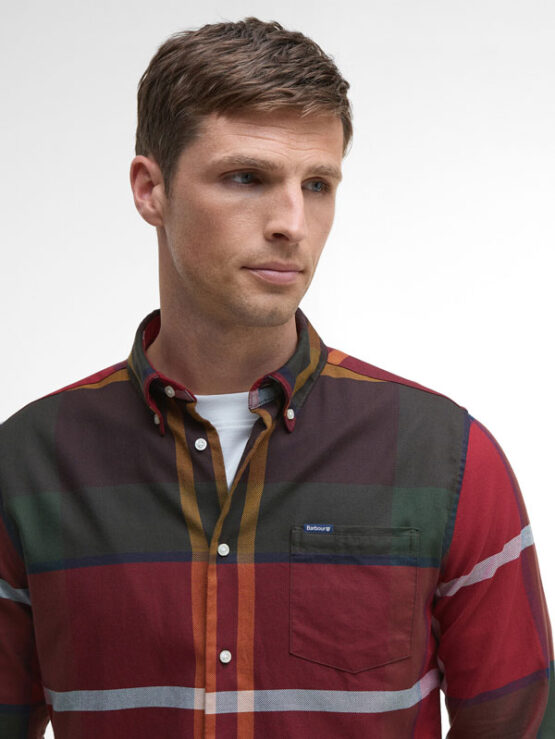Barbour Dunoon Tailored Tartan Shirt Winterberry Tartan – Bild 3