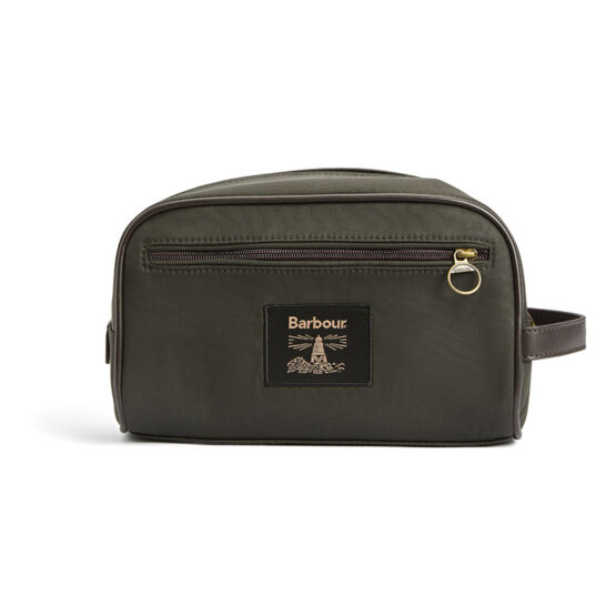 Barbour Wachs-Kulturtasche Olive