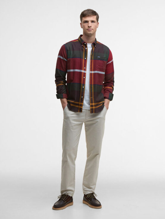 Barbour Dunoon Tailored Tartan Shirt Winterberry Tartan – Bild 2