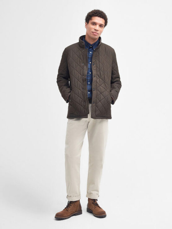 Barbour Powell Quilt Olive – Bild 4