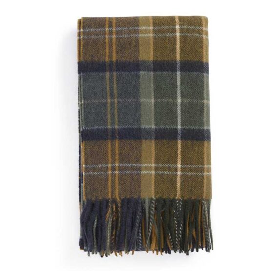 Barbour Brack Patchwork Tartan Schal Red Classic Tartan