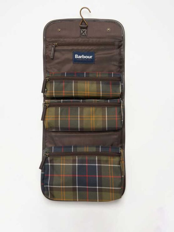 Barbour Tartan Hängender Kulturbeutel Classic – Bild 3