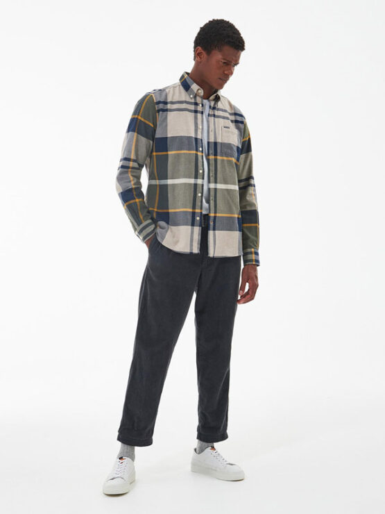 Barbour Dudoon Tailored Tartan Shirt Forest Mist – Bild 2