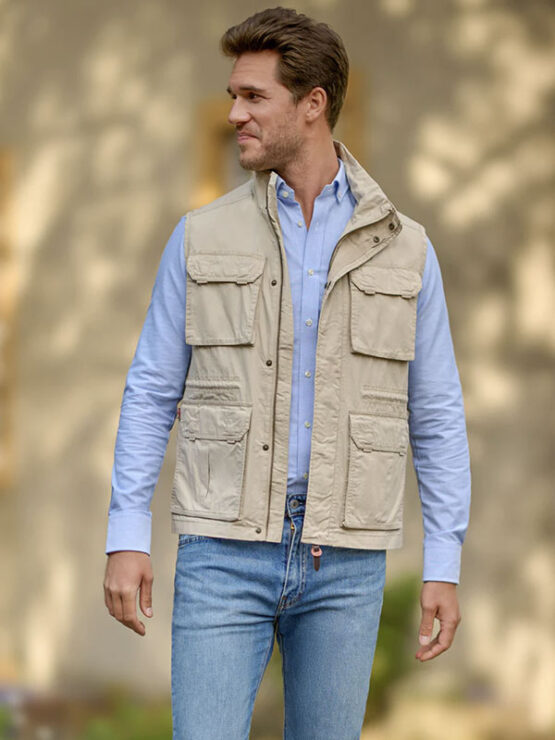 Wellington Bodywarmer / Weste Austin Beige