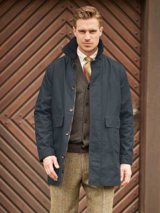Wellington Herren Funktionale Übergangsjacke "Madrock" In Navy