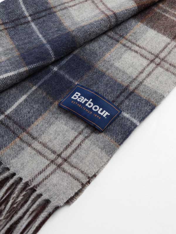 Barbour Brack Patchwork Tartan Schal Midnight Oak Tartan – Bild 4