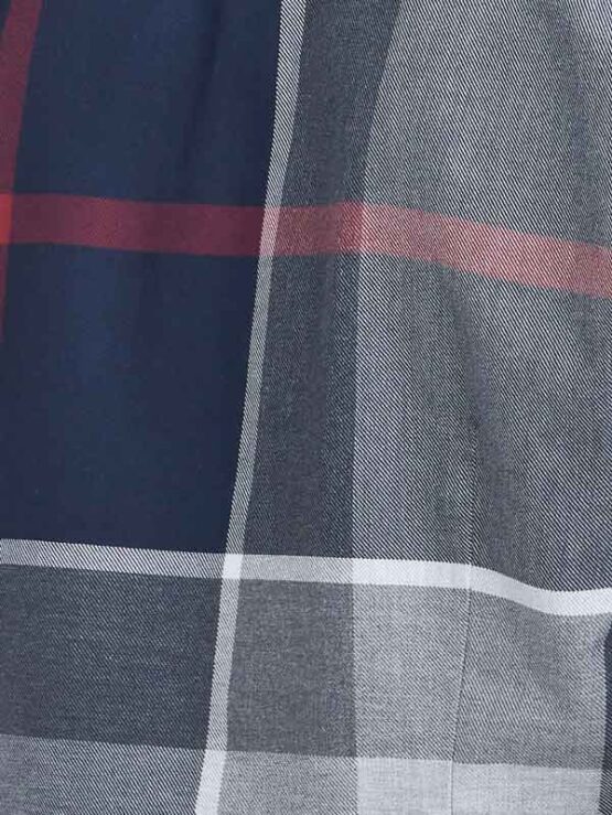 Barbour Dunoon Tailored Tartan Shirt Blue Granite – Bild 5
