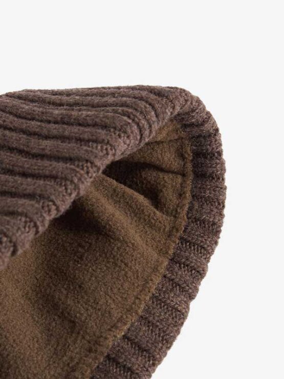Barbour Carlton Beanie Mütze Mid Brown – Bild 3