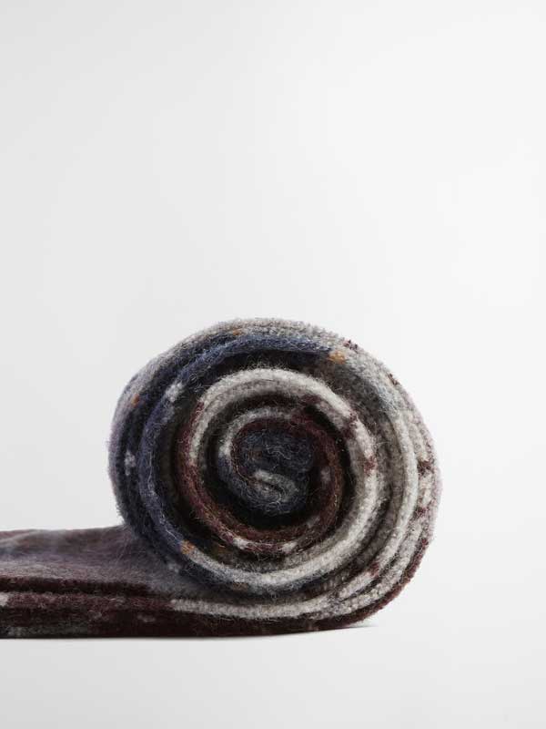 Barbour Brack Patchwork Tartan Schal Midnight Oak Tartan – Bild 3