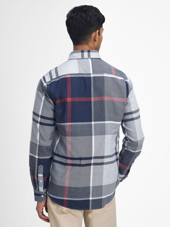 Barbour Dunoon Tailored Tartan Shirt Blue Granite – Bild 2