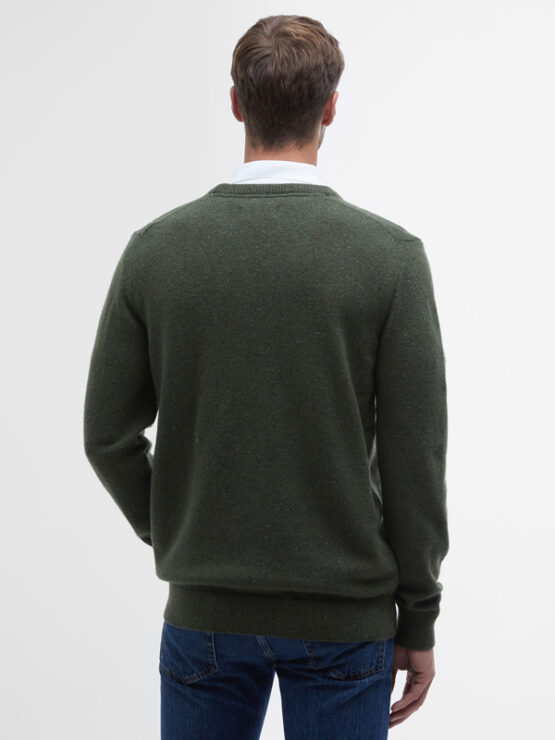Barbour Essential Tisbury Crew Pullover mit Rundhalsausschnitt Forest – Bild 3