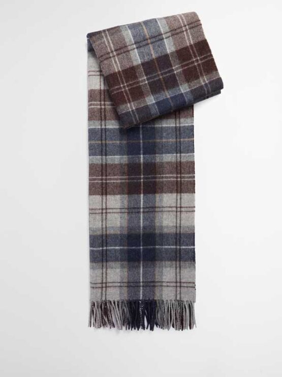 Barbour Brack Patchwork Tartan Schal Midnight Oak Tartan – Bild 2
