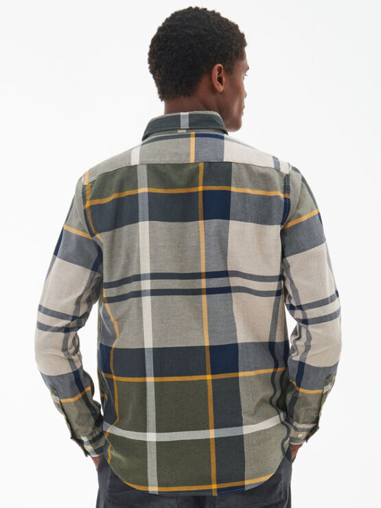 Barbour Dudoon Tailored Tartan Shirt Forest Mist – Bild 4