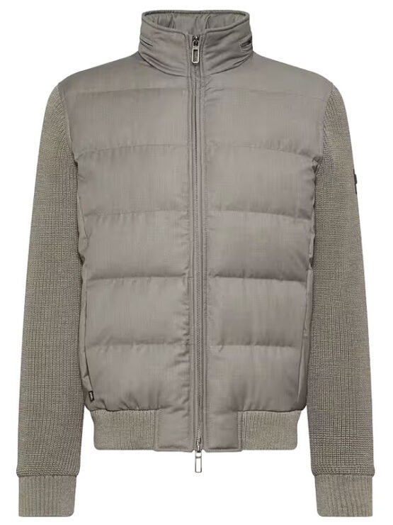Digel Jacke mit Trikotärmeln Beige